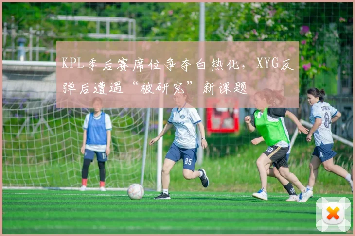 KPL季后赛席位争夺白热化，XYG反弹后遭遇“被研究”新课题
